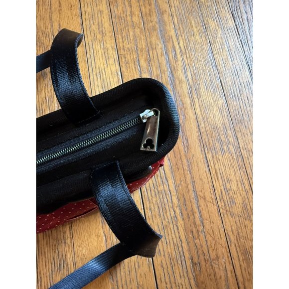 Harveys Original Seatbelt Bag Disney Minnie Mouse Big Black Red polka dot Bow - Picture 10 of 15